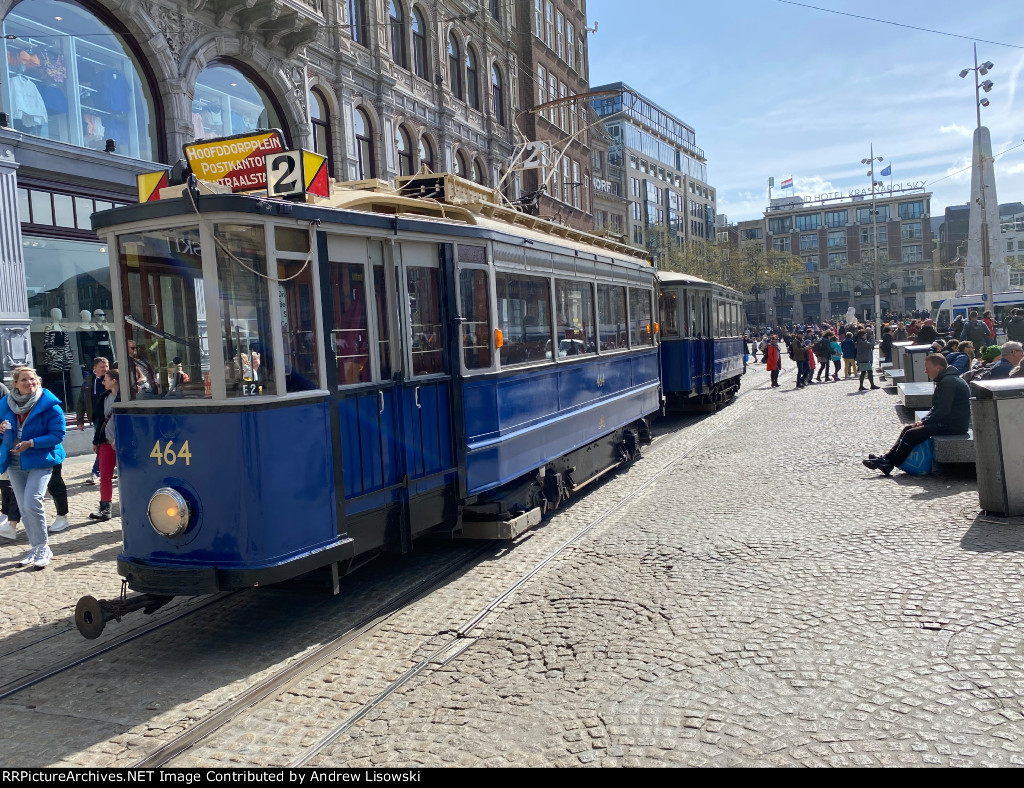 Amsterdam Historic Tram 464